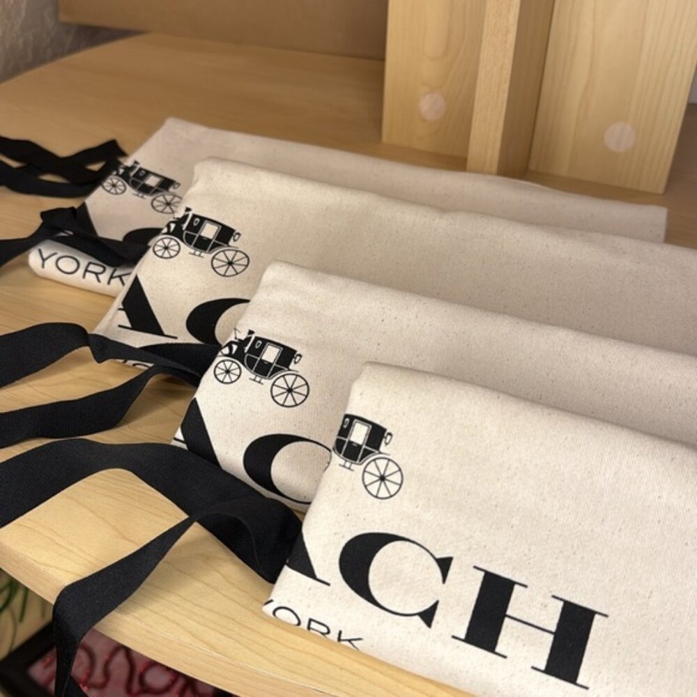 💥COACH - 1PC - EXTRA LARGE HEAVY COTTON DUST BAG - 24W x 25H